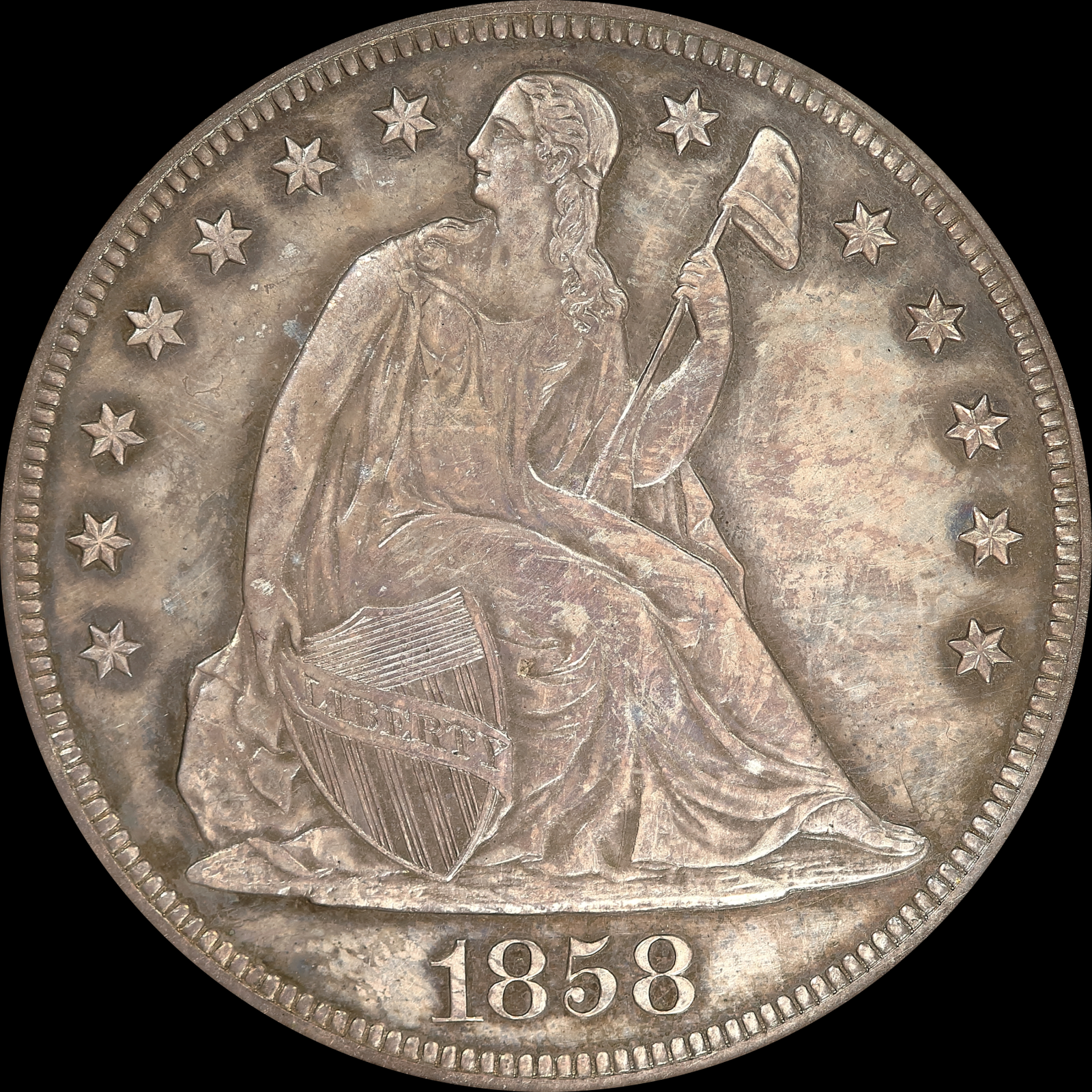 1858 PR63 Obverse