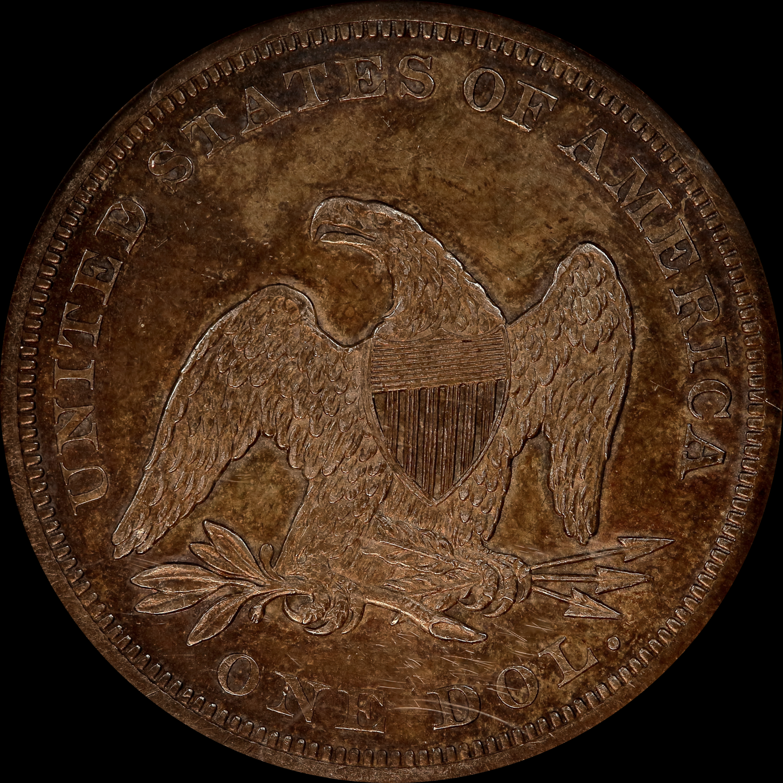 1862 AU58 Reverse