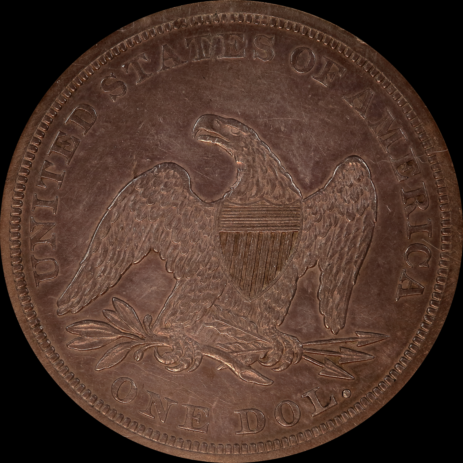 1864 AU55 Reverse