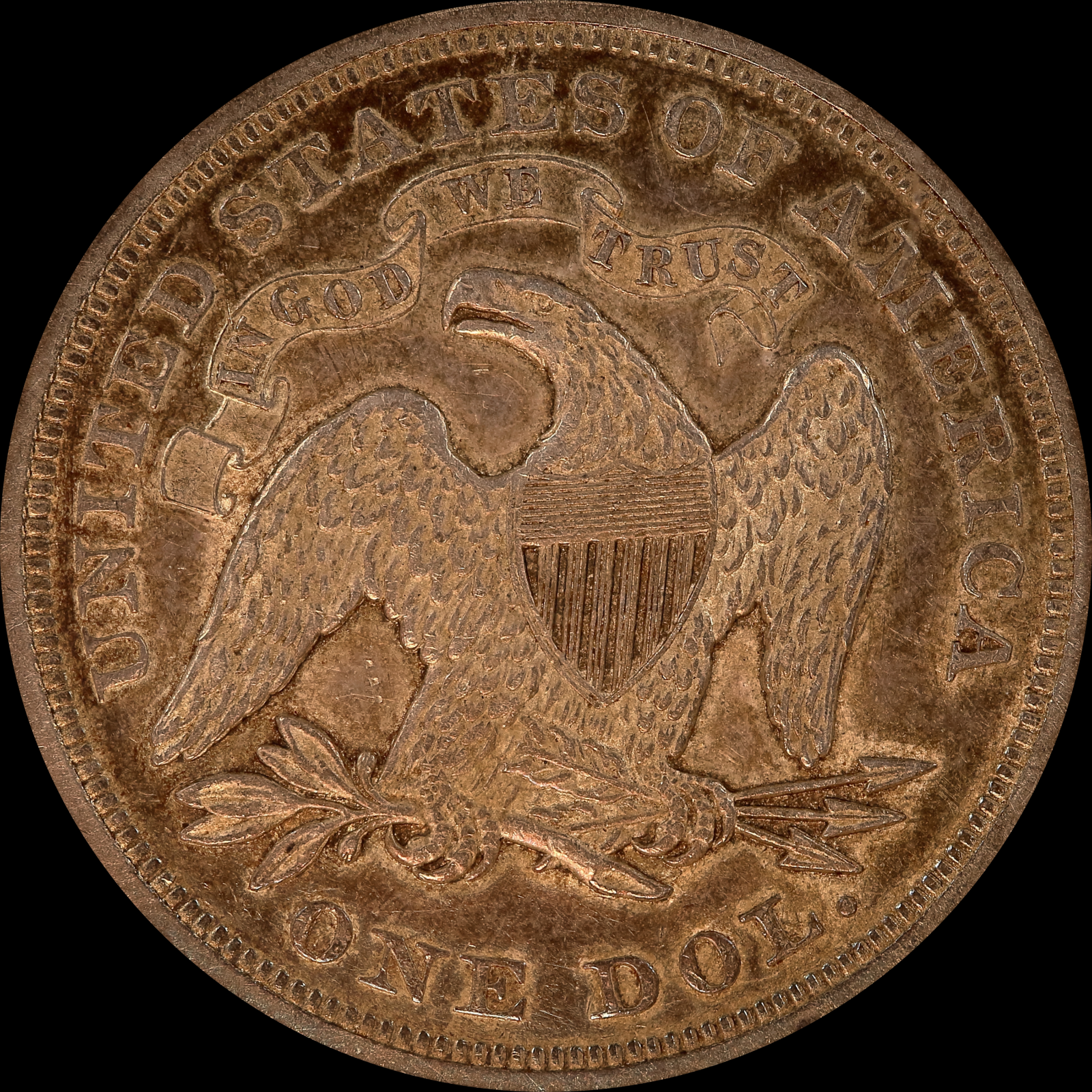 1869 AU53 Reverse