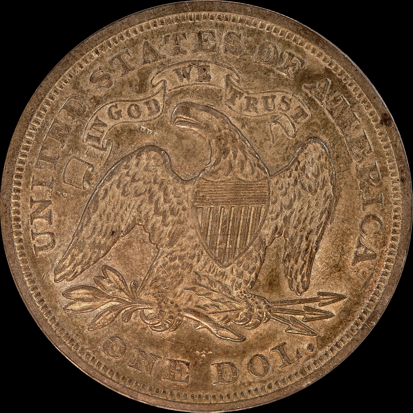 1870 AU58 Reverse