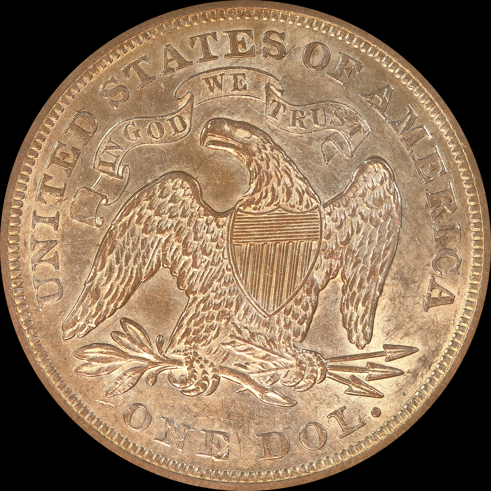 1872 AU58 Reverse