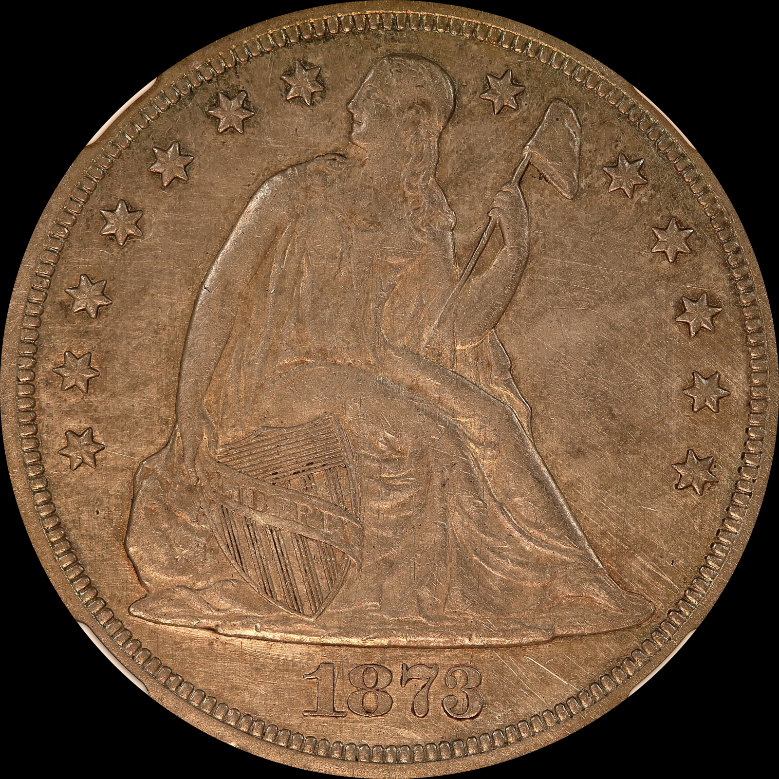 1873-CC AU_Details Obverse